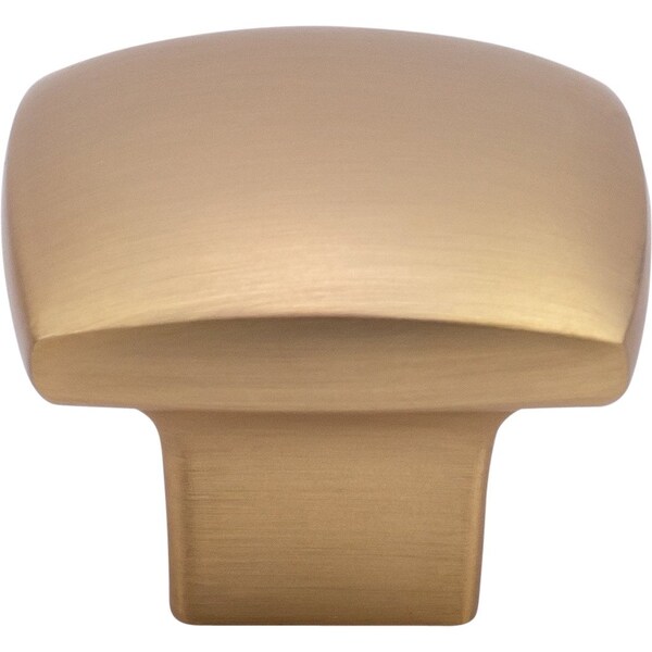 Designperfect 1-3/16 Overall Length Square Cabinet Knob, Champagne Bronze/Gold - DPA-S83KCBZ