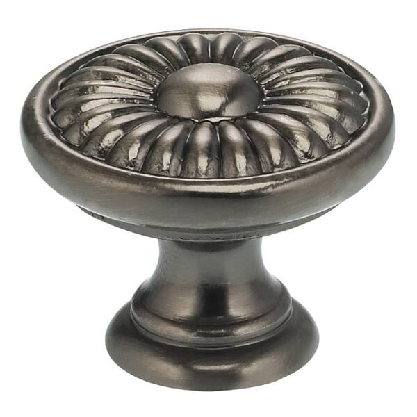 Omnia Ornate Cabinet Knob Antique Nickel 1-3/16" - 7435/30.15A