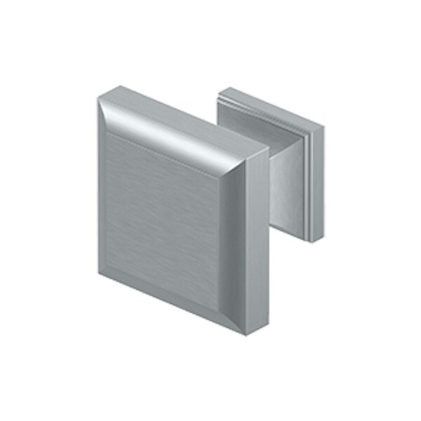 Deltana Decorative Square Cabinet Knob Satin Chrome - KS10U26D
