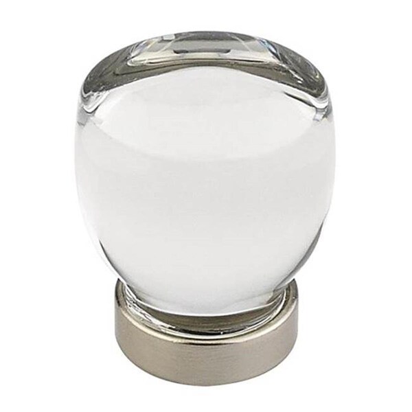 Patioplus 1.125 in. Juneau Crystal Cabinet Knob, Flat Black - PA2155484