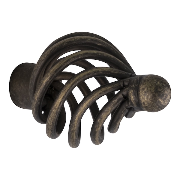 Amerock Village Classics Traditional Kitchen Cabinet Knob 1-3/8 in. Diameter Weathered Brass - BP19320R2