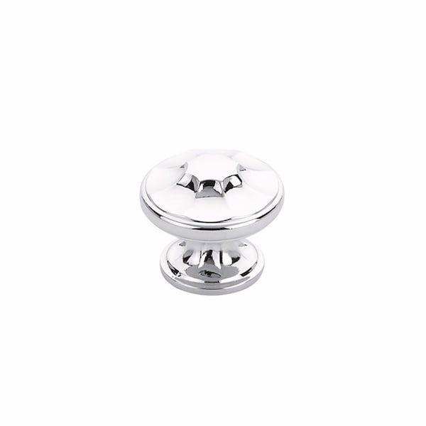 Schaub 1-3/8in Empire Cabinet Knob Polished Chrome Finish - 876-26