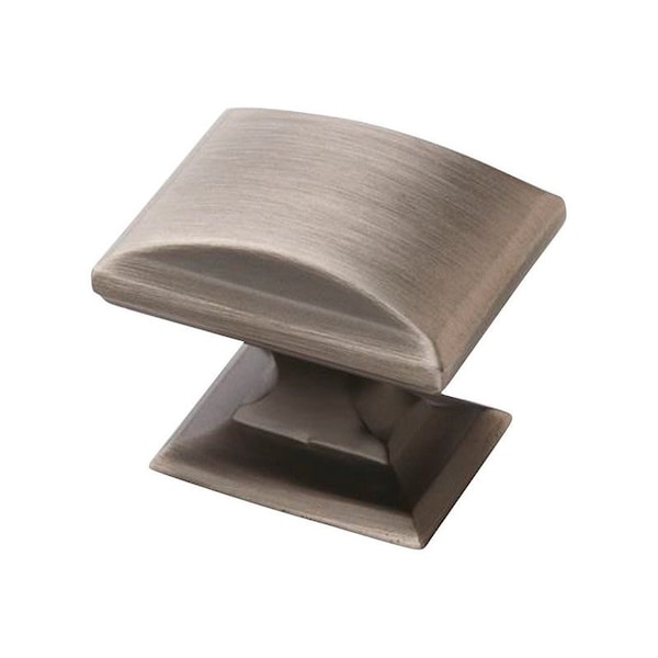Amerock Amerock Candler Rectangle Cabinet Knob 1-1/8 in. Antique Silver 1 pk - BP29340AS