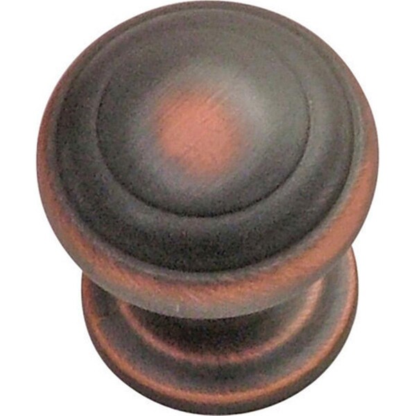 Hd Belwith 1 in. Knob- Oil Rubbed Bronze Highlighted - BWP2286 OBH