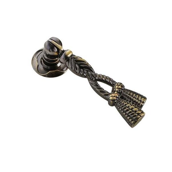 Utopia Alley Utopia Alley Draper Antique Brass Cabinet Pull  2.7" - HW264PLAB021