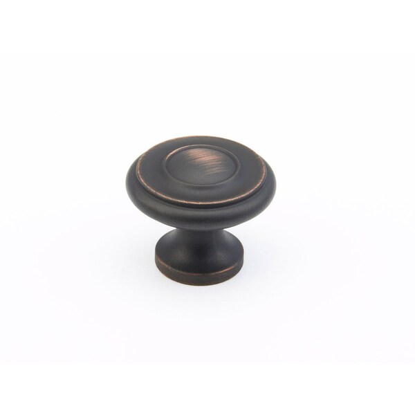 Schaub 1-1/4in Colonial Cabinet Knob Michelangelo Bronze Finish - 703-MIBZ