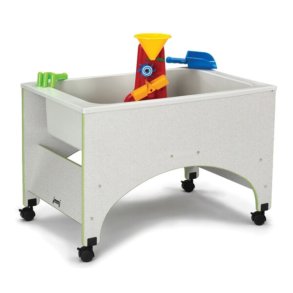 Jonti-Craft Rainbow Accents Space Saver Sensory Table, Key Lime Green - 2857JC130