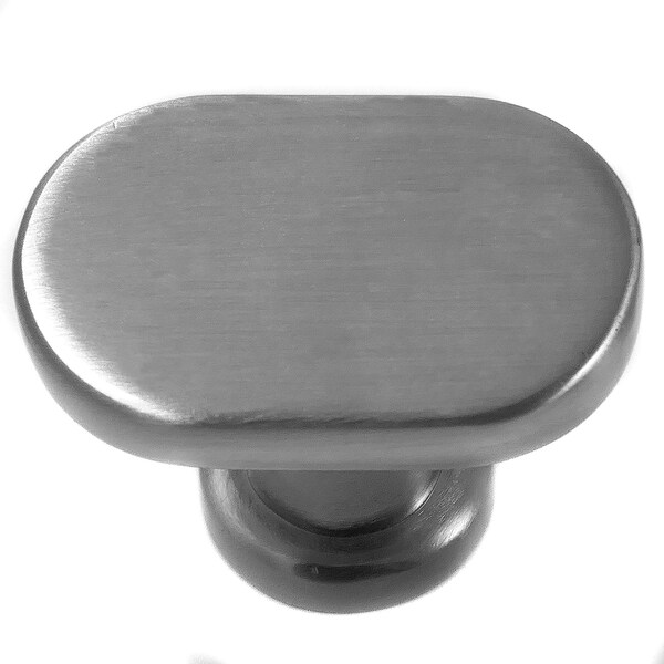 Mng Hardware Aspen Oval Knob - Satin Nickel - 81228