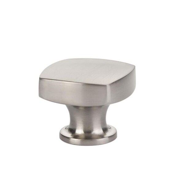 Patioplus 1.5 in. Freestone Cabinet Knob, Satin Nickel - PA2054357