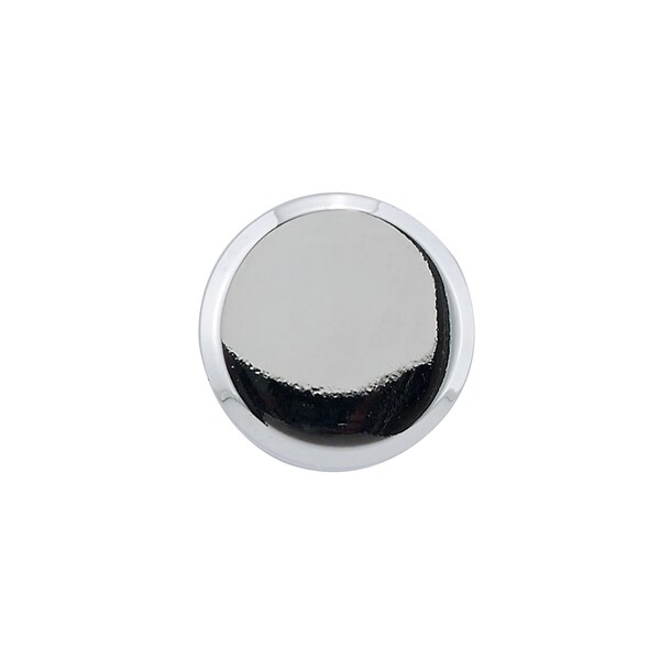 Richelieu 9/16 in (14 mm) Chrome Contemporary Metal Cabinet Knob - BP1372140