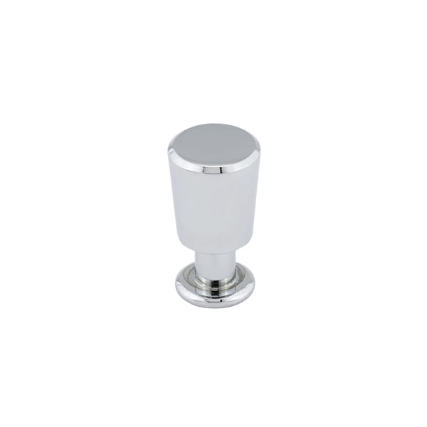 Richelieu 9/16 in (14 mm) Chrome Contemporary Metal Cabinet Knob - BP1372140