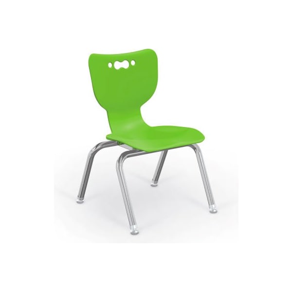 Mooreco Balt Hierarchy 12 Plastic Classroom Chair - Set of 5 - Green - 53312-5-GREEN