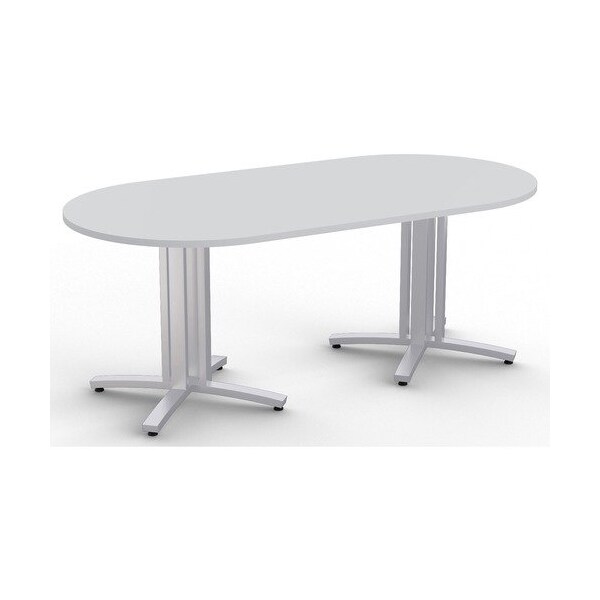 Special-T Conference Table, Racetrack, 2Legs, 42inx84inx29in, GY - SCTS4XCTR4284FG
