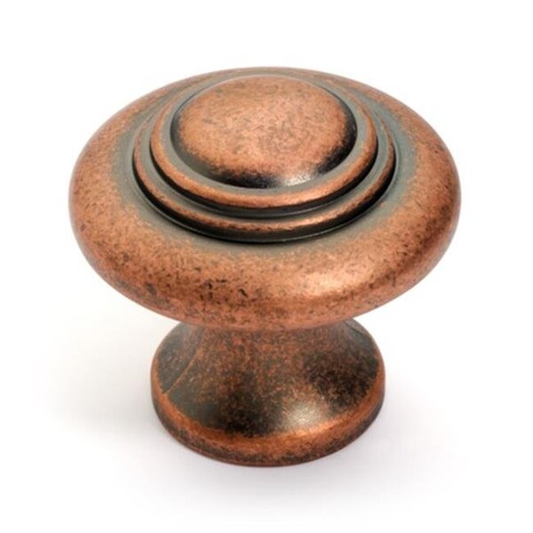 Dynasty Hardware Dynasty Hardware K-9229-AC Super Saver Concentric Cabinet Knob; Antique Copper - K-9229-AC
