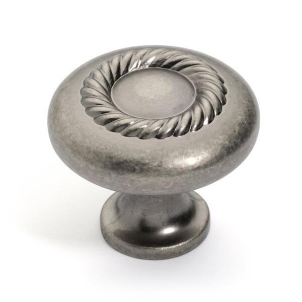 Dynasty Hardware Dynasty Hardware K-5104-AN Super Saver Rope Cabinet Knob; Antique Nickel - K-5104-AN