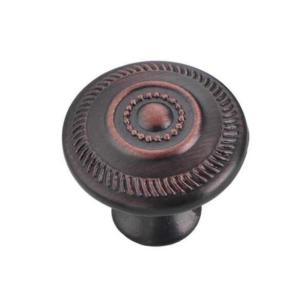 Utopia Alley Bergen Oil Rubbed Bronze Cabinet Knob 1.05 inch Diameter - HW332PLRB011