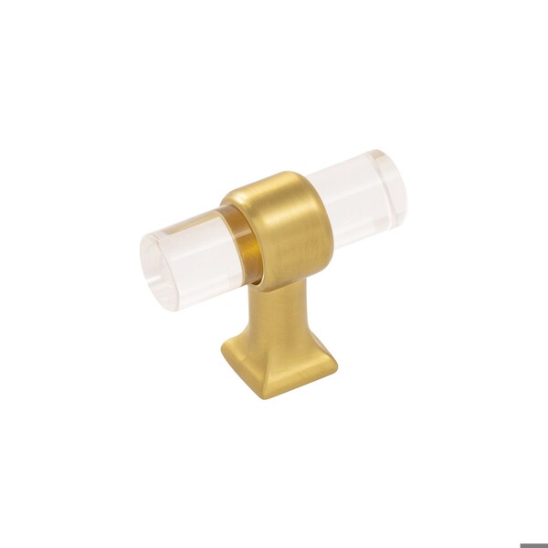 Hickory Hardware Crystal Palace Collection T-Knob 1-3/4 Inch x 11/16 Inch - H079520-CABGB