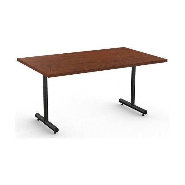 Special-T Table, Black Base, 30inWx60inLx29inH, Mahogany - SCTKING3060BMG