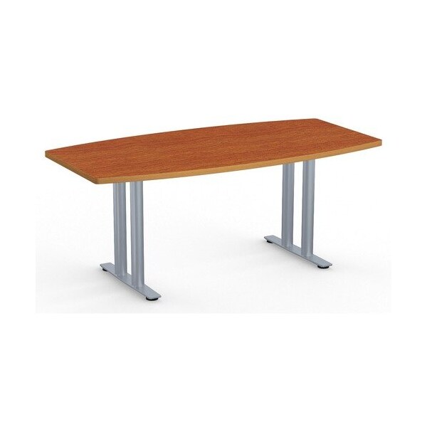 Special-T Conference Table, BoatShaped, T-Base, 72inx36in, WCY - SCTSIENTL3672WC