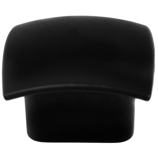 Laurey 1 1/2in Square Knob - Aventura - Matte Black - 74520