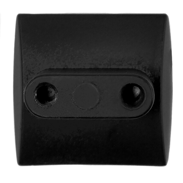 Laurey 1 1/2in Square Knob - Aventura - Matte Black - 74520
