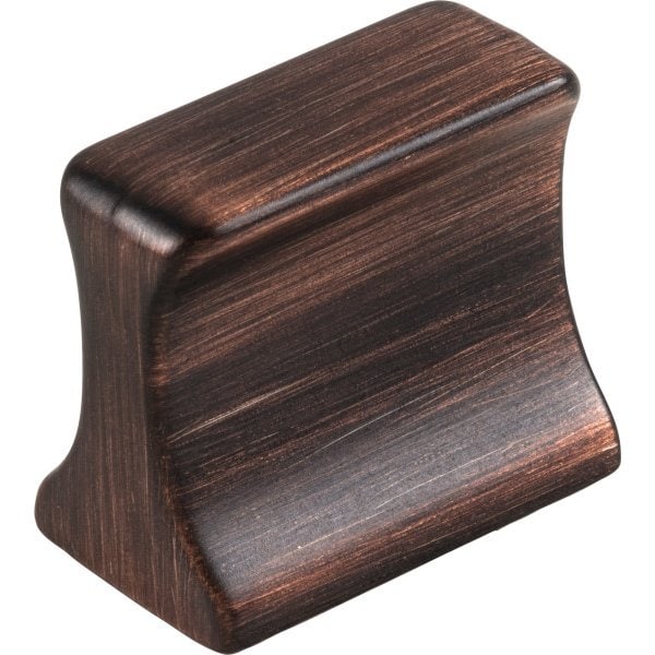 Jeffrey Alexander 1-1/4" Overall Length (16 mm Center-to-Center)  Brushed Oil Rubbed Bronze Sullivan Cabinet Knob - 752-19DBAC