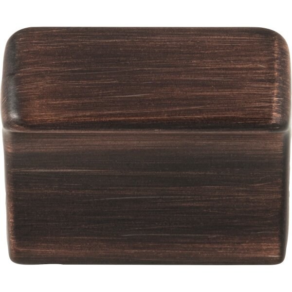 Jeffrey Alexander 1-1/4" Overall Length (16 mm Center-to-Center)  Brushed Oil Rubbed Bronze Sullivan Cabinet Knob - 752-19DBAC