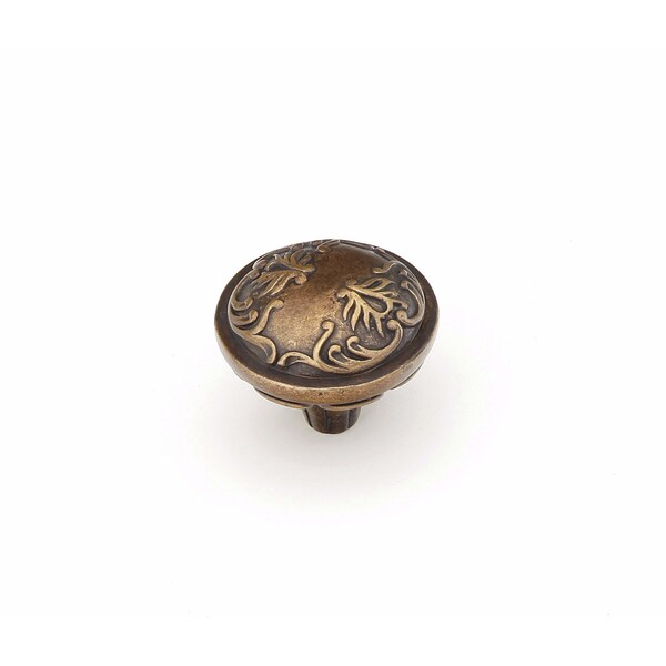 Schaub 1-1/4in Cantata Cabinet Knob Dark Italian Antique Finish - 994-DIA