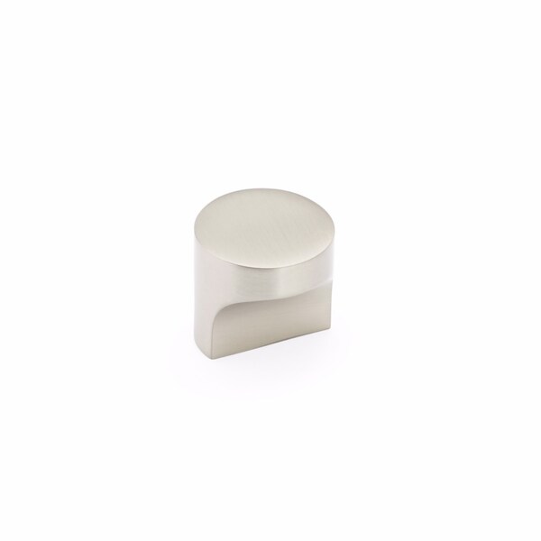 Schaub 1-1/4in Diameter Haniburton Cabinet Knob Satin Nickel Finish - 471-15