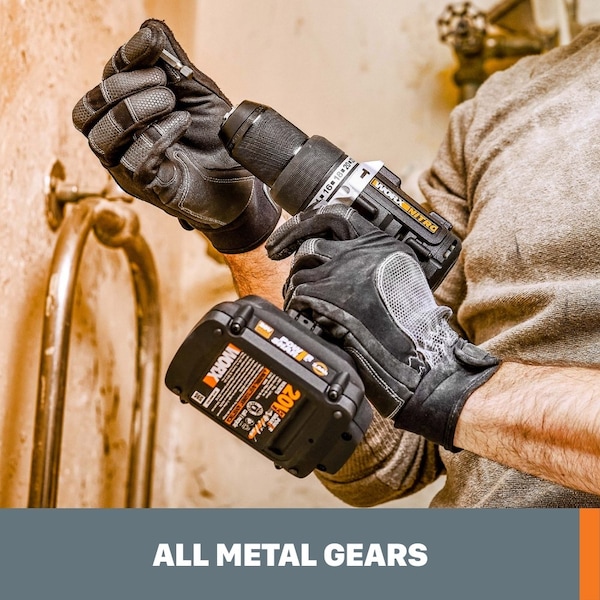 Worx 20V Power Share 1/2 in. Cordless Hammer Drill, Tool Only - WX352L.9