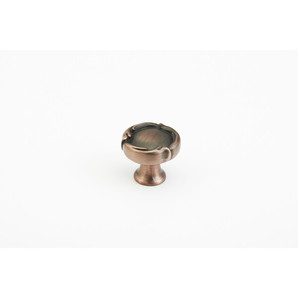 Schaub 1-5/16in French Farm Round Cabinet Knob Empire Bronze Finish - 260-EBZ