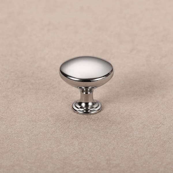Sapphire Alpha Series 1 in. Modern Polished Chrome Round Cabinet Knob (20-Pack) - SP-1145-K-CP-20