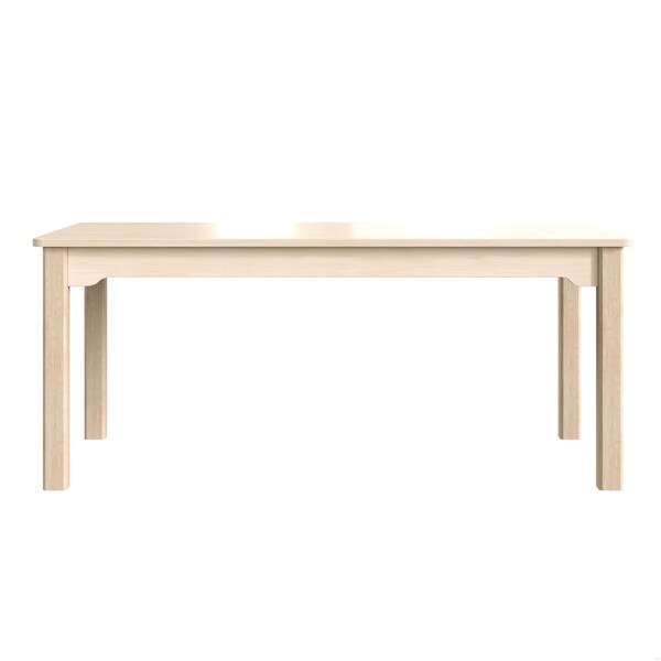Flash Furniture 23.5 in W, 47.25 in L, 18 in H, Beechwood, Birch Plywood, Beech - MK-ME088011-GG