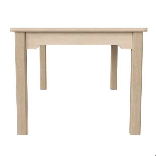 Flash Furniture 23.5 in W, 47.25 in L, 18 in H, Beechwood, Birch Plywood, Beech - MK-ME088011-GG