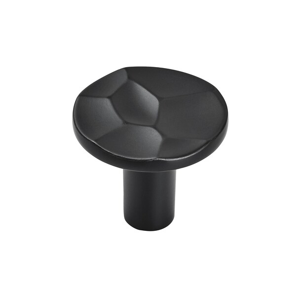 Amerock Kamari 1-3/16 in 30 mm Diameter Matte Black Cabinet Knob - BP36820MB