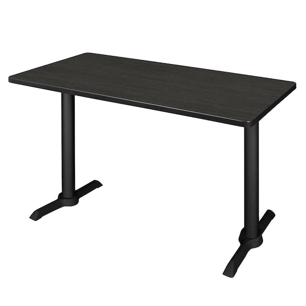 Regency Cain Training Tables, 42 W, 24 L, 29 H, Wood, Metal Top, Ash Grey - MTRCT4224AG