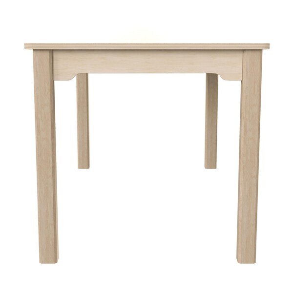 Flash Furniture 23.5 in W, 47.25 in L, 21.25 in H, Beechwood, Birch Plywood, Beech - MK-ME088012-GG