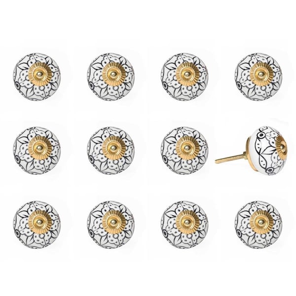 Decoracion K000010 Knob It - Yellow Green & Silver, 12PK - DE3082497