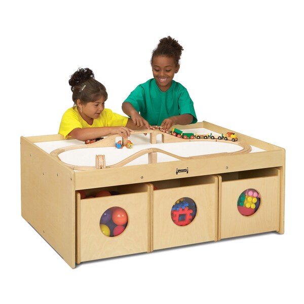 Jonti-Craft Activity Table, with 6 See-n-Wheel Bins - 5752JC