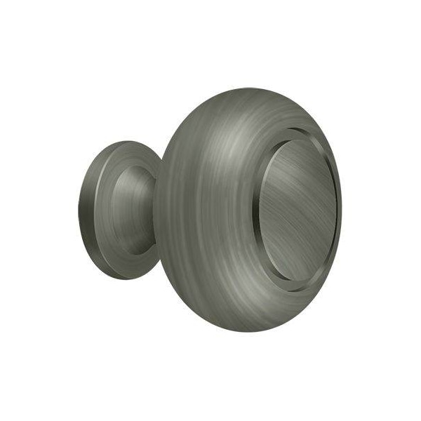 Deltana Knob Round Groove Antique Nickel - KR119U15A