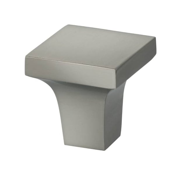 Omnia 1" Modern Square Cabinet Knob Satin Nickel - 9004/25.15
