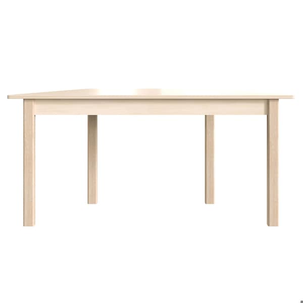 Flash Furniture 20.75 in W, 47 in L, 21 in H, Beechwood, Birch Plywood, Beech - MK-ME088018-GG