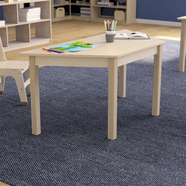 Flash Furniture 20.75 in W, 47 in L, 21 in H, Beechwood, Birch Plywood, Beech - MK-ME088018-GG