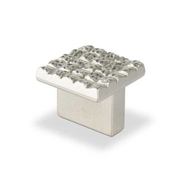Gan Eden Mosaic Design Square Knob, Bright Chrome, 25 x 25 mm - GA577050