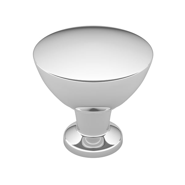 Richelieu 1 11/32 in (34 mm) Chrome Contemporary Cabinet Knob - BP872034140