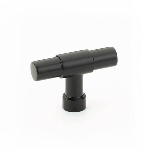 Patioplus 2 in. Jasper Bar Cabinet Knob, Flat Black - PA3239594