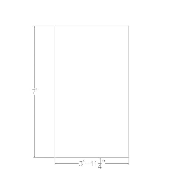 Skutchi Designs 47.25 in W, 84 in L, 29 in H, Engineered Wood Top, White - HAR-REC-48X84-T-XD09