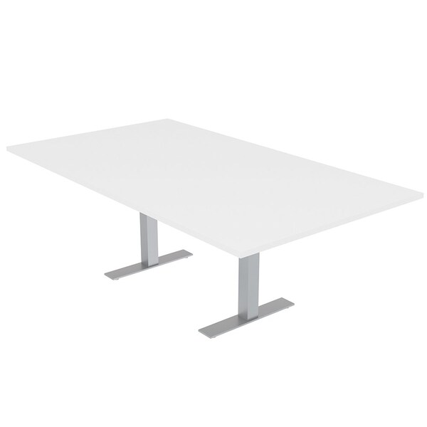 Skutchi Designs 47.25 in W, 84 in L, 29 in H, Engineered Wood Top, White - HAR-REC-48X84-T-XD09
