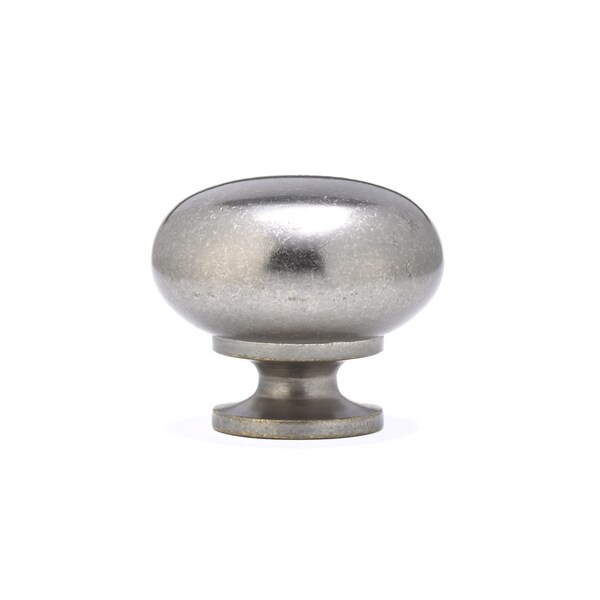 Richelieu 1 1/2 in (38 mm) Pewter Traditional Metal Cabinet Knob - BP492338142