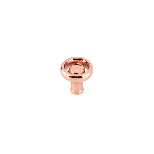 Richelieu 1 13/32 in (36 mm) Polished Copper Eclectic Cabinet Knob - BP220936191